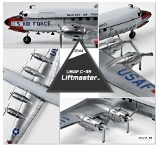 Samolot USAF C-118 Liftmaster - Academy 12634