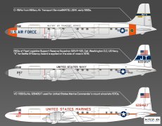 Samolot USAF C-118 Liftmaster - Academy 12634