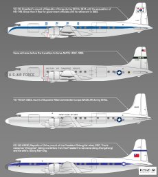 Samolot USAF C-118 Liftmaster - Academy 12634