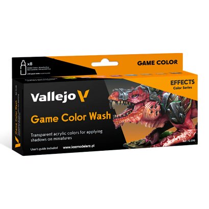 Vallejo 72190 Washes - Zestaw 8 farb Game Color