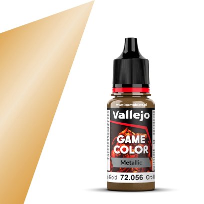 Vallejo 72056. Glorious Gold - Farba Game Color Metal