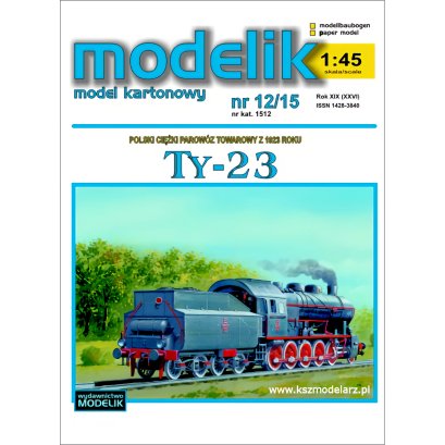 Parowóz Ty-23 (1:45) - Modelik 12/15