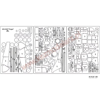 MiG-23 MF - szkielet - Angraf