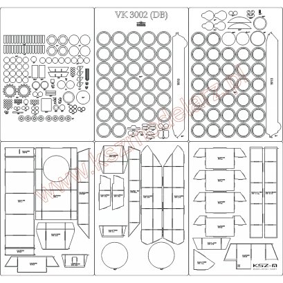VK3002 (DB) - szkielet, detale - Angraf 222