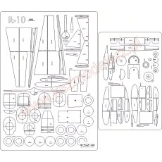 Ił-10 - szkielet - MPModel 40