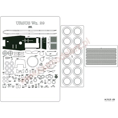 Ursus Wz.29 - szkielet, detale - Answer 11/19