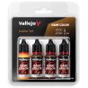 Vallejo 72385 - Leather Set - Zestaw 4 farb Game Color