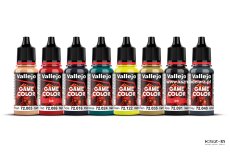 Vallejo 72191. Non Death Chaos - Zestaw 8 farb Game Color