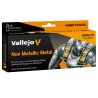 Vallejo 72193 Non Metallic Metal - Zestaw 8 farb Game Color