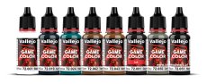 Vallejo 72193 Non Metallic Metal - Zestaw 8 farb Game Color