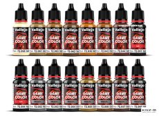Vallejo 72189. Leather and Metal - Zestaw 16 farb Game Color