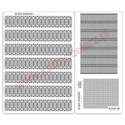 E-90 Bison - gąsienice wcięte laserowo - Angraf 270