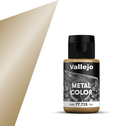 Farba Metal Color. Gold (złoty) 32 ml - Vallejo 77725