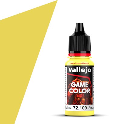 Vallejo 72109. Toxic Yellow - Farba Game Color