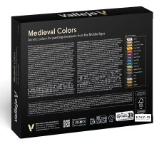 Vallejo 70142 Medieval Colors - Zestaw 16 farb Model Color