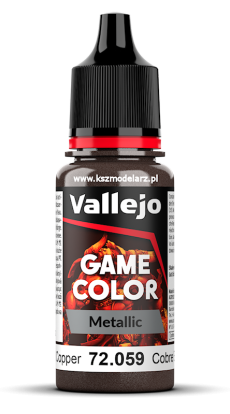 Vallejo 72059. Hammered Copper - Farba Game Color Metal