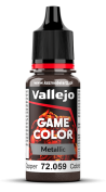 Vallejo 72059. Hammered Copper - Farba Game Color Metal