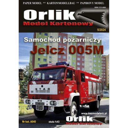 Jelcz 005M - samochód strażacki - Orlik A040
