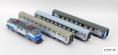 IC INTERCITY "Halny" - pociąg pośpieszny - Sklej Model 40