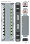 IC INTERCITY "Halny" - pociąg pośpieszny - Sklej Model 40