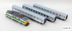 TLK "Doker" - pociąg pośpieszny - Sklej Model 41