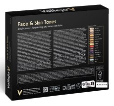 Vallejo 70258 Face & Skin Tones - Zestaw 16 farb Model Color