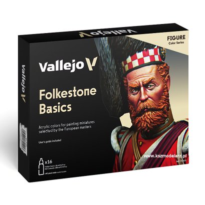 Zestaw 16 farb Model Color - Folkstone Basics - Vallejo 70101
