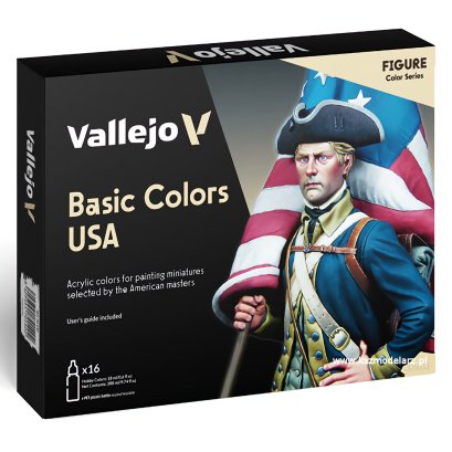 Basic Colors USA - Vallejo 70140 - Zestaw 16 farb