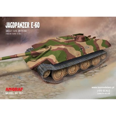 Jagdpanzer E-60 - niemiecki niszczyciel czołgów - Angraf 267