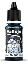 Farba Vallejo Model Color 180. Gunmetal Blue 70800