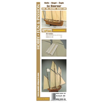 Żagle do lugiera Le Coureur - Shipyard 020