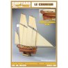 Lugier korsarski Le Coureur z 1776 - SHIPYARD 020