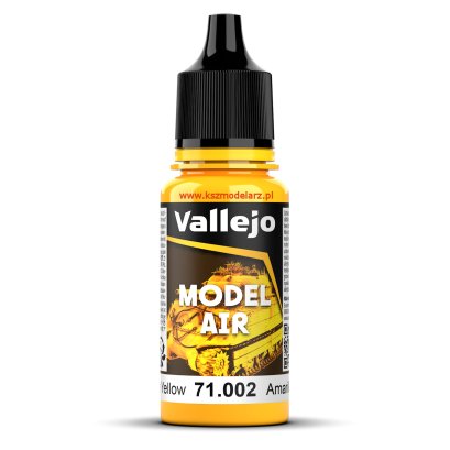 Vallejo 71002 Medium Yellow – Farba Model Air 18 ml