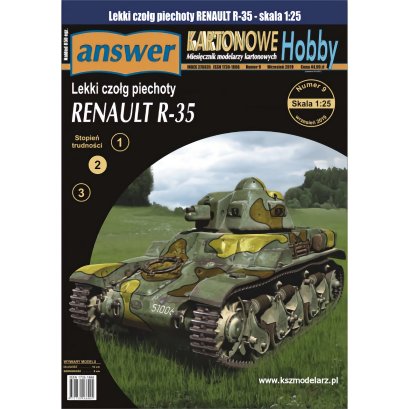 Renault R-35 (wrzesień 1939) - lekki czołg piechoty - Answer 9/19