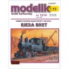 RIESA Bn2t niemiecki parowóz wąskotorowy - Modelik 18/16