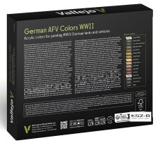 German AFV Colors WWII - Vallejo 70255 - Zestaw 16 farb Model Color