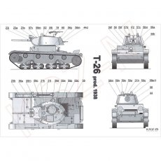 Modelik 14/07 Czołg T-26 lub T-26-4