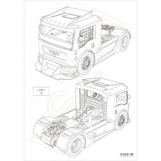 WMC Models 36 MAN TGX Formula Truck 2013