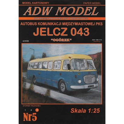 Autobus JELCZ 043 PKS "Ogórek" - ADW Model 5