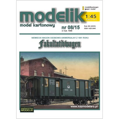 Wagon uniwersalny Fakultativwagen z 1891 - Modelik 8/15