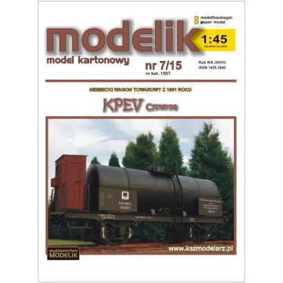 KPEV - niemiecki wagon-cysterna z 1901 roku - Modelik 7/15