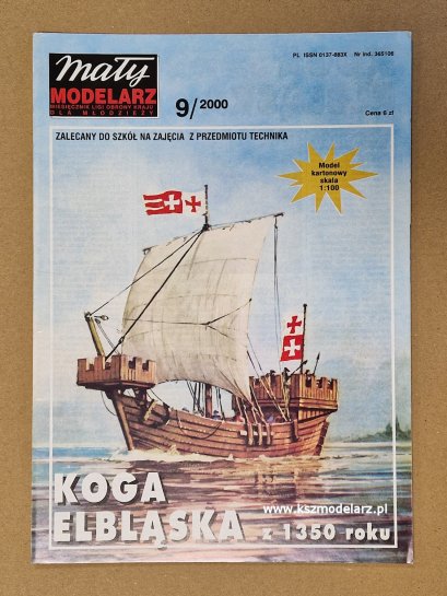 Koga elbląska z 1350 roku - Mały Modelarz 9/2000
