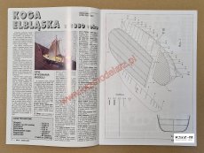 Koga elbląska z 1350 roku - Mały Modelarz 9/2000