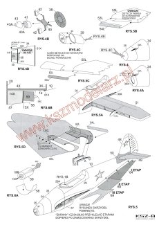 Jak-15 Feather - samolot myśliwski - Modelik 1/05