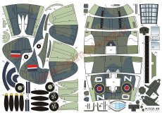 Fairey Firefly Mk IV brytyjski samolot myśliski - Modelik 1/25