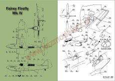 Fairey Firefly Mk IV brytyjski samolot myśliski - Modelik 1/25