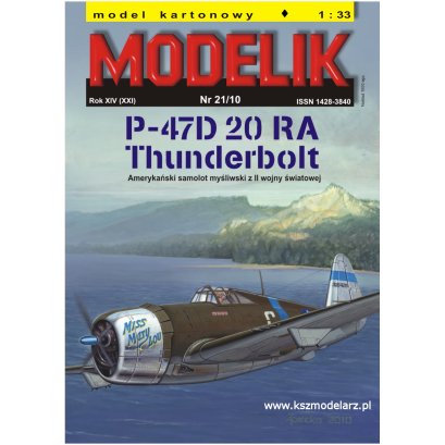 P-47D 20RA Thunderbolt - samolot myśliski - Modelik 21/10