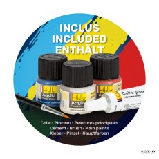 Peugeot 205 Turbo Rally + farby + klej - Heller 56189