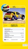 Peugeot 205 Turbo Rally + farby + klej - Heller 56189