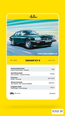 Jaguar XJS - samochód sportowy - Heller 80183